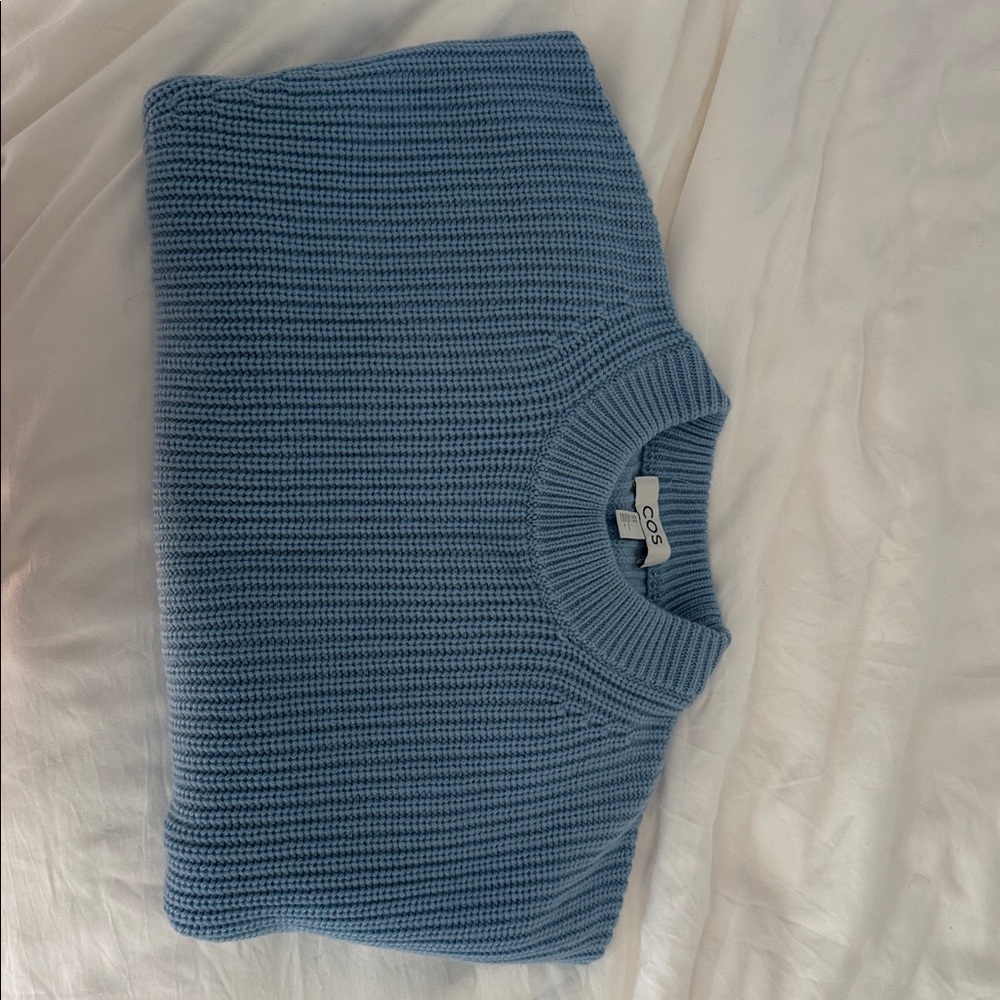 COS Light Blue Knit Sweater